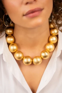 Houten Ketting Globe M