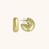 Houten Oorbellen Wiep Creool Tube S