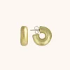 Houten Oorbellen Wiep Creool Tube S