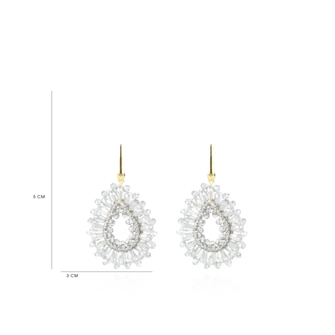 Ijs Blauwe Oorbellen Silk Drop S