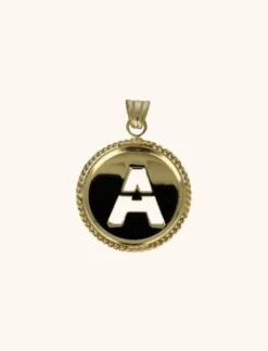 Initial Medaillon Pendant