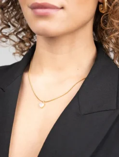 Ketting Hart Maansteen