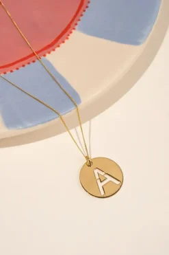 Ketting Initial Pendant Gourmet Goud