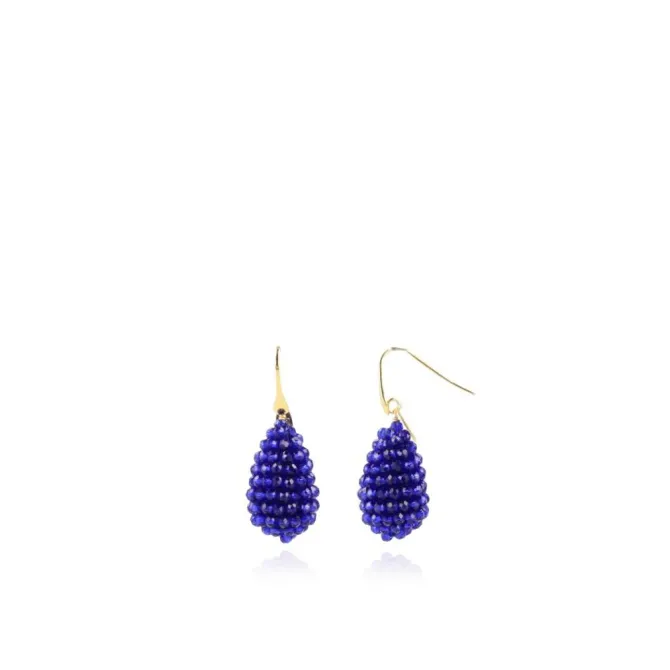 Koningsblauwe Oorbellen Amy Glassberry Cone Xs