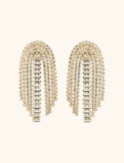 Kristalkleurige Waterfall Baguette Veronique