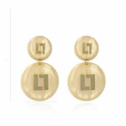 Larissa Sand Logo Oorbellen