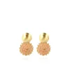 Licht Roze Oorbellen Jacky Double Stones L