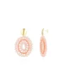 Licht Roze Oorbellen Noa Ovaal S