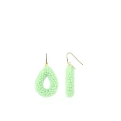 Licht Turquoise Oorbellen Berry Glassberry Druppel S
