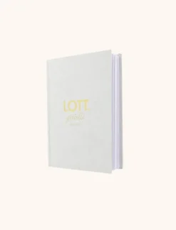 Lott. Silver Glitter Notebook