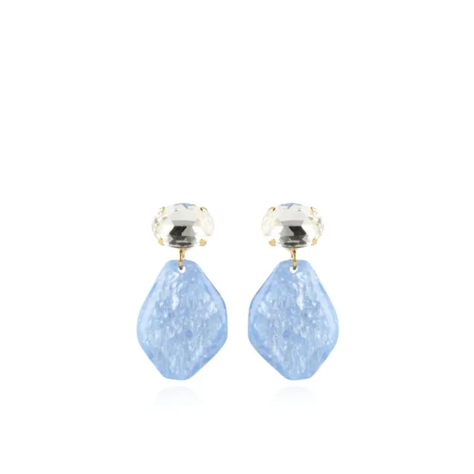 Marble Azuur Asymmetrisch Rock M Strass