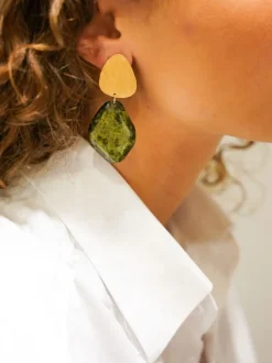 Marble Donker Groen Asymmetrisch Rock M
