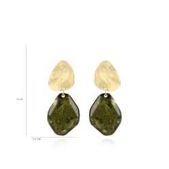 Marble Donker Groen Asymmetrisch Rock M