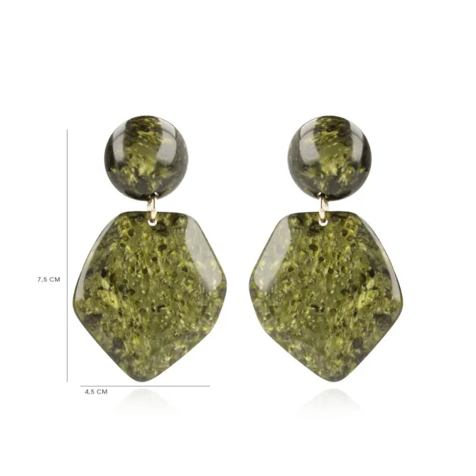 Marble Donker Groen Asymmetrisch Rock Xl