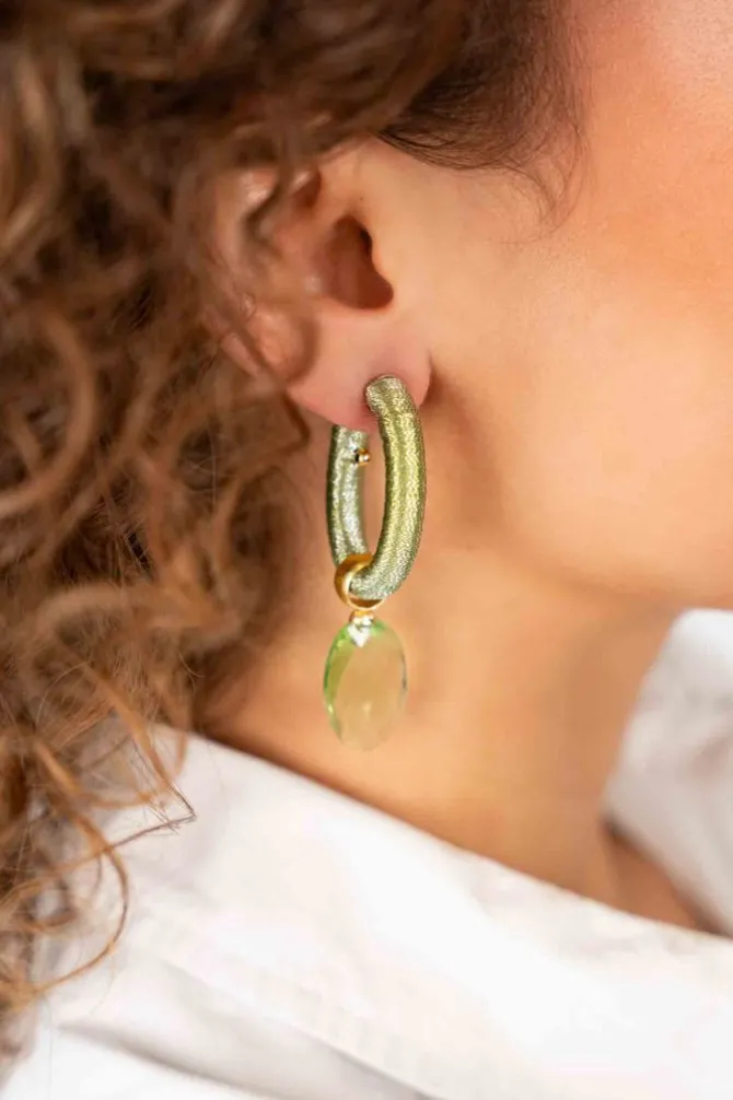 Mint Oorbellen Evy Creool Ovaal M Mint