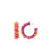 Mixed Fuchsia Oorbellen Brecht Glassberry Creool