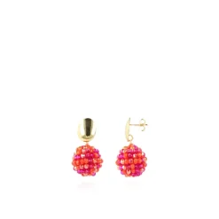 Mixed Fuchsia Oorbellen Lexi Globe S