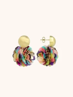 Multi Mix Oorbellen Sequin Globe M