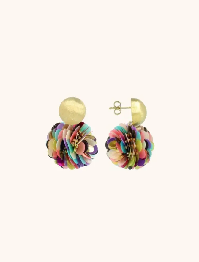 Multi Mix Oorbellen Sequin Globe S