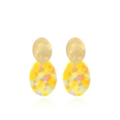 Multicolor Fantasy Oorbellen Celia Ovaal S