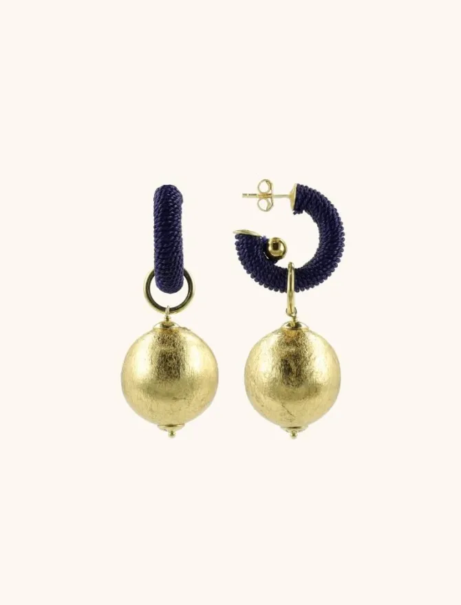 Navy Blauwe Creole Xs Ball Lulu