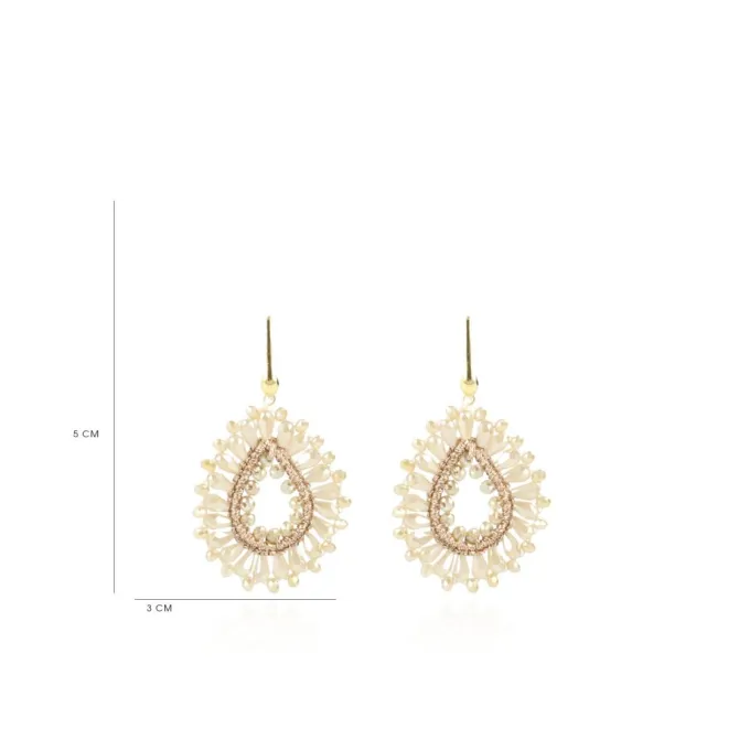 Nude Oorbellen Silk Drop S