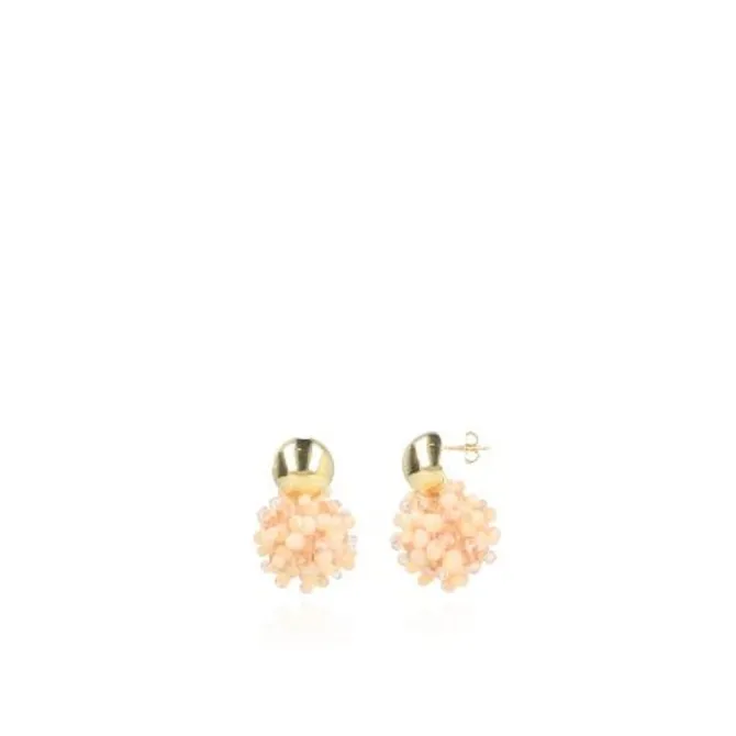 Oranje Oorbellen Glassberry Jacky Globe S Double Stones