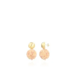 Oranje Oorbellen Glassberry Lexi Globe L