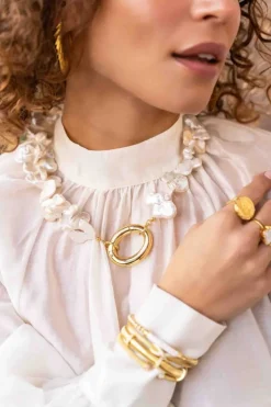 Parel Ketting Asymmetrisch Xl