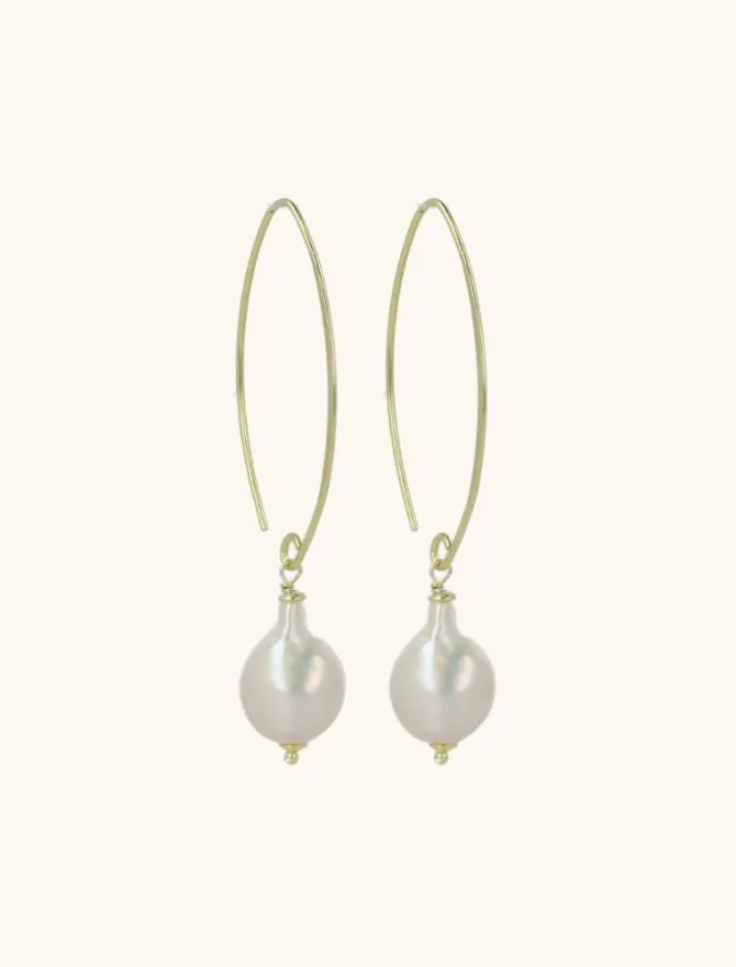 Parel Oorbellen Drop Small