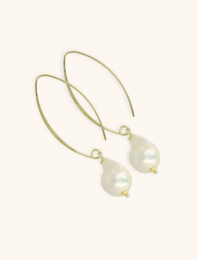 Parel Oorbellen Drop Small