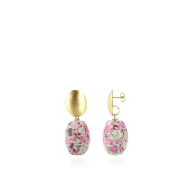 Rode Oorbellen Romijn Quartz L