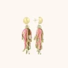 Roze Mix Oorbellen Fantasy Tassle M