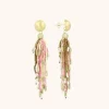 Roze Mix Oorbellen Fantasy Tassle L