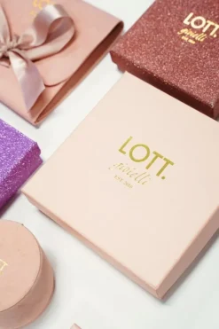 Sequin Oorbellen Grijs Goud Laure Globe M