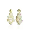 Sequin Oorbellen Holo Parel Vlinder Druppel L