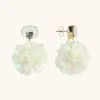 Sequin Oorbellen Holo Parel Laure Globe L Strass