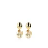 Strass Oorbellen Amelie Ovaal Golden Shadow