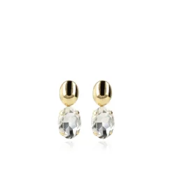 Strass Oorbellen Amelie Ovaal Crystal