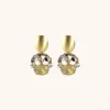 Strass Oorbellen Claire Sand