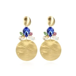 Strass Oorbellen Lize Multicolor Bloem