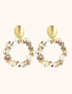 Strass Oorbellen Lynn Rond