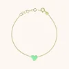 Symbool Armband Hart Emaille Groen
