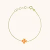 Symbool Armband Klaver Oranje