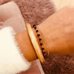 Symbool Armband Rosary Zwart
