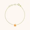 Symbool Armband Ster Emaille Oranje