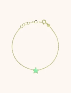 Symbool Armband Ster Emaille Groen