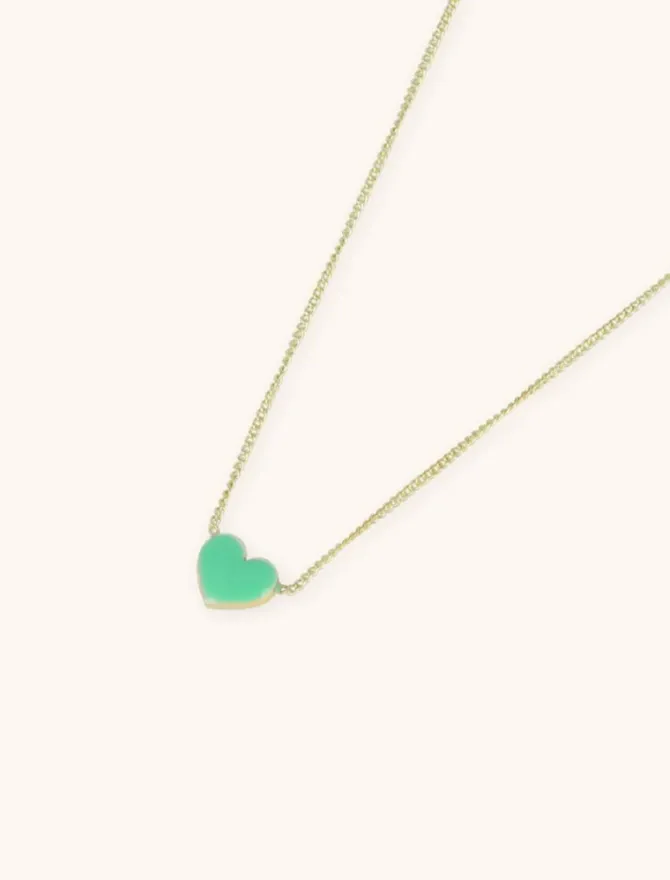Symbool Ketting Hart Groen