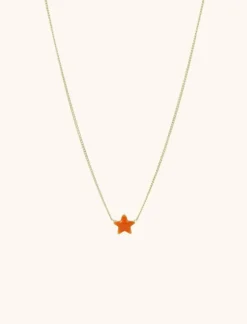 Symbool Ketting Ster Oranje