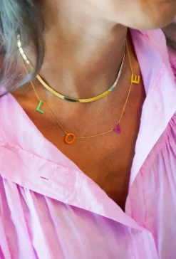 Symbool Love Ketting Xl Multicolor
